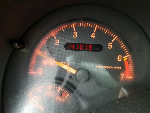 1G2NE52E5XM782249 - 1999 PONTIAC GRAND AM S RED photo 8