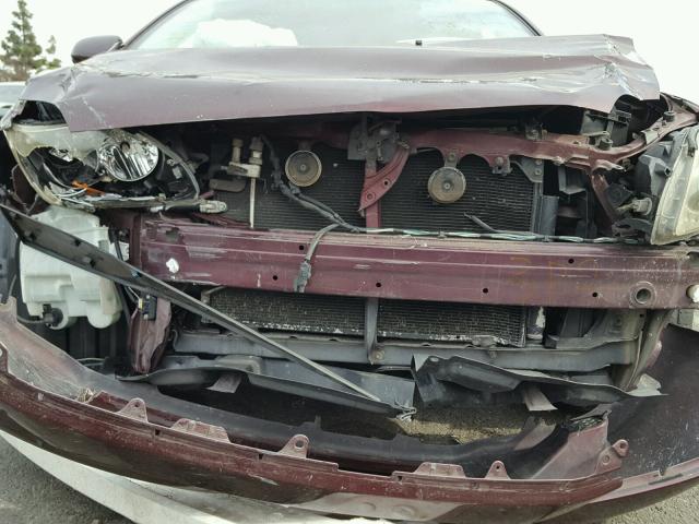 JTKDE177250010427 - 2005 TOYOTA SCION TC PURPLE photo 9