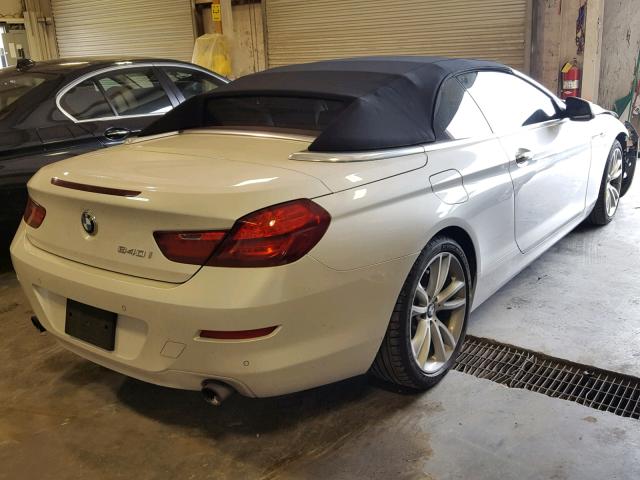 WBALW7C50CDX58118 - 2012 BMW 640 I WHITE photo 4