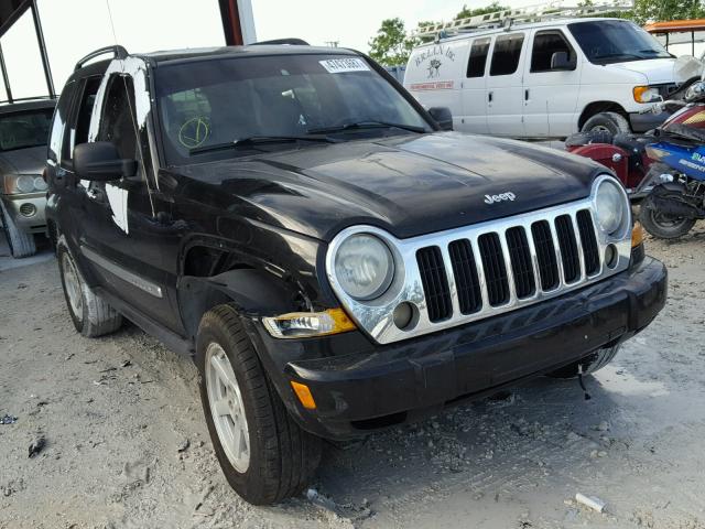 1J4GK58K75W543274 - 2005 JEEP LIBERTY LI BLACK photo 1