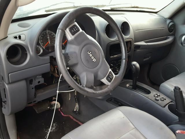 1J4GK58K75W543274 - 2005 JEEP LIBERTY LI BLACK photo 9