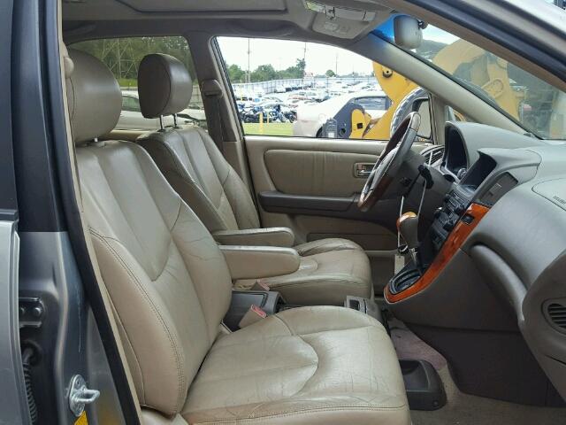 JTJHF10UX20267270 - 2002 LEXUS RX 300 GRAY photo 5