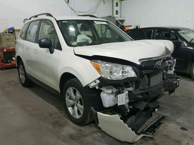 JF2SJABCXGH554033 - 2016 SUBARU FORESTER 2 WHITE photo 1