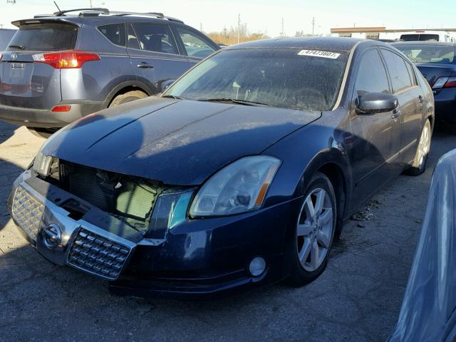 1N4BA41E16C812377 - 2006 NISSAN MAXIMA SE BLUE photo 2