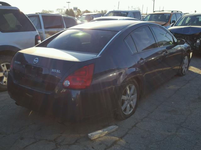 1N4BA41E16C812377 - 2006 NISSAN MAXIMA SE BLUE photo 4