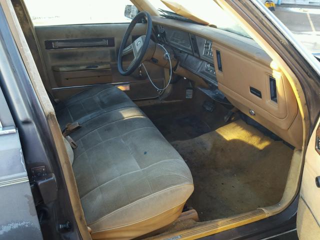 1B3BE46D6FC276011 - 1985 DODGE 600 SE BROWN photo 5