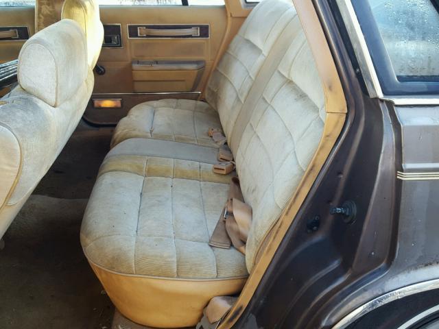 1B3BE46D6FC276011 - 1985 DODGE 600 SE BROWN photo 6