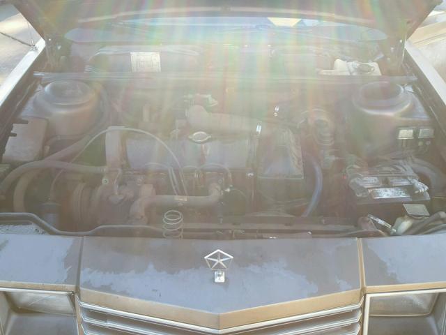 1B3BE46D6FC276011 - 1985 DODGE 600 SE BROWN photo 7