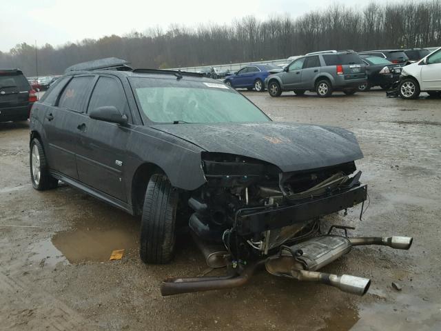 1G1ZW63146F221127 - 2006 CHEVROLET MALIBU MAX BLACK photo 1