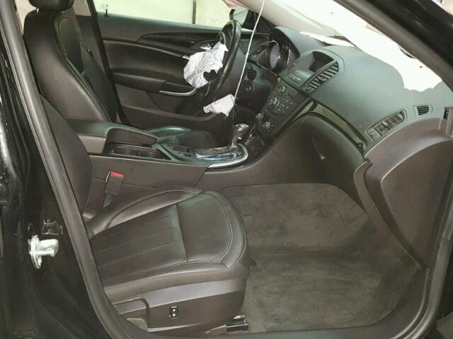 2G4GR5ERXC9127157 - 2012 BUICK REGAL BLACK photo 5