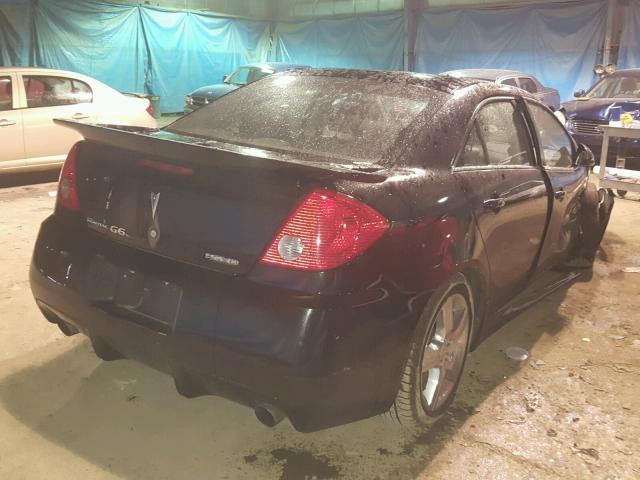 1G2ZM577484126530 - 2008 PONTIAC G6 GXP BLACK photo 4