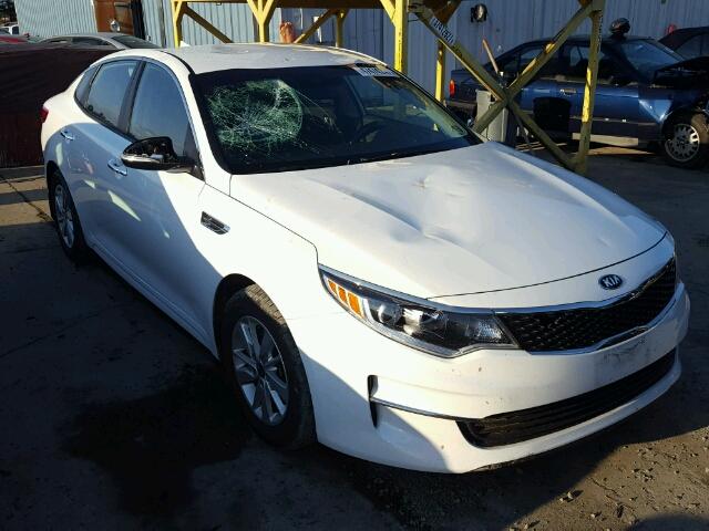 5XXGT4L37HG144867 - 2017 KIA OPTIMA LX WHITE photo 9