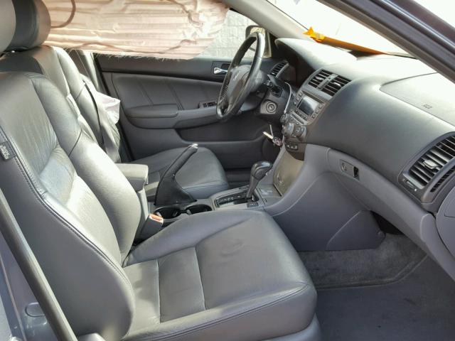 1HGCM66567A067473 - 2007 HONDA ACCORD EX BLUE photo 5