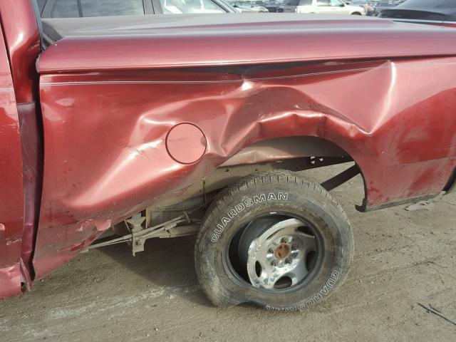 1FTRX17L21KF12339 - 2001 FORD F150 RED photo 9