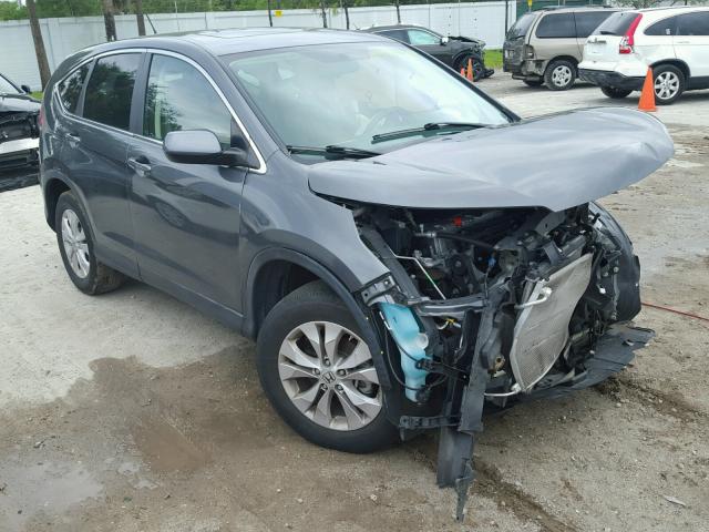 2HKRM4H59DH604481 - 2013 HONDA CR-V EX GREEN photo 1