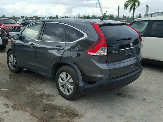 2HKRM4H59DH604481 - 2013 HONDA CR-V EX GREEN photo 3