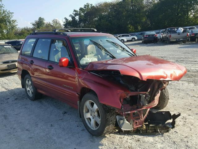 JF1SF65682H713682 - 2002 SUBARU FORESTER S წითელი ფოტო 1