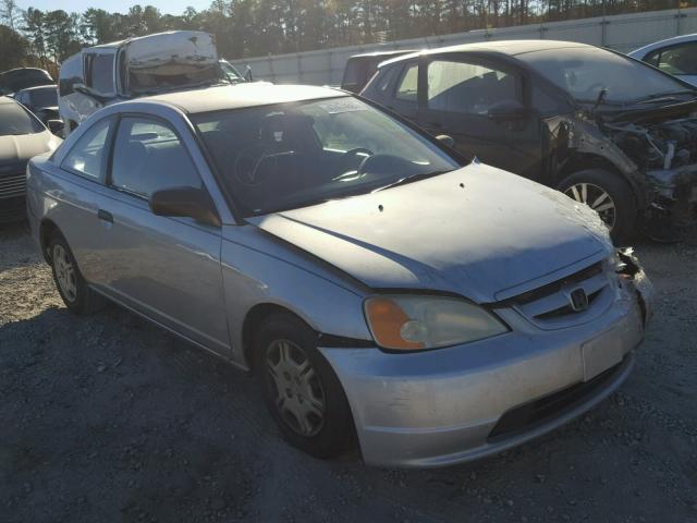 1HGEM22541L056457 - 2001 HONDA CIVIC LX SILVER photo 1