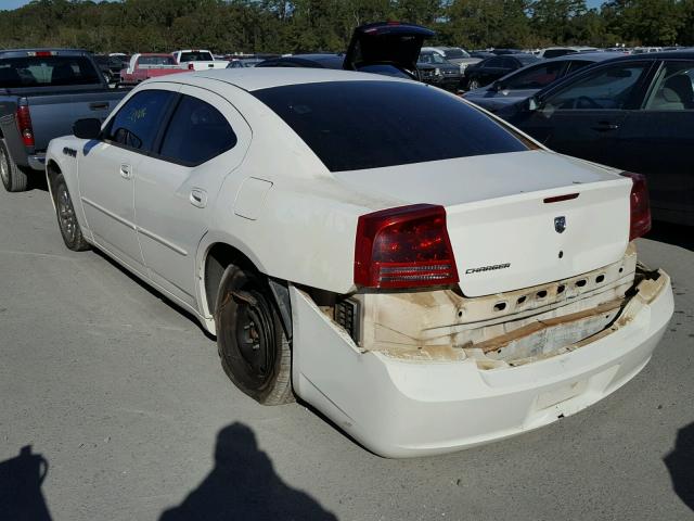 2B3KA43R86H238093 - 2006 DODGE CHARGER SE WHITE photo 3