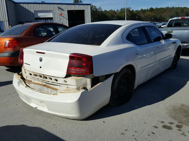 2B3KA43R86H238093 - 2006 DODGE CHARGER SE WHITE photo 4