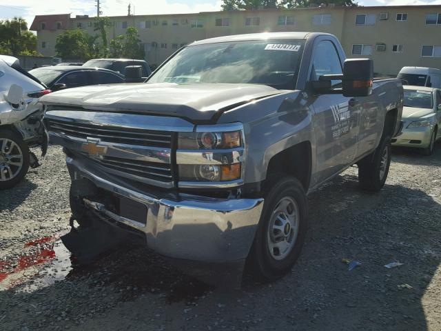 1GC0KUEG9GZ170838 - 2016 CHEVROLET SILVERADO GRAY photo 2