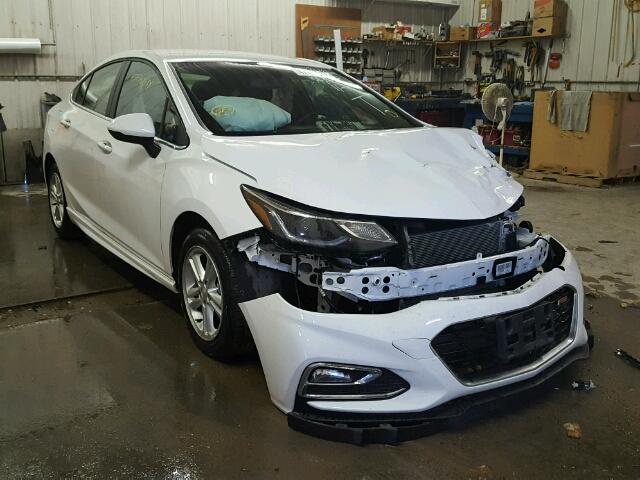 1G1BE5SM2H7195148 - 2017 CHEVROLET CRUZE LT WHITE photo 1