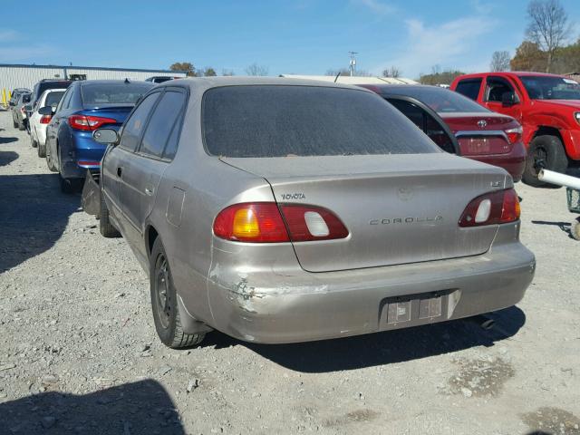 1NXBR12E8XZ204038 - 1999 TOYOTA COROLLA VE BEIGE photo 3