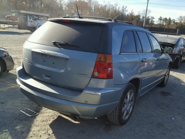 2A8GF78X78R649859 - 2008 CHRYSLER PACIFICA L BLUE photo 4