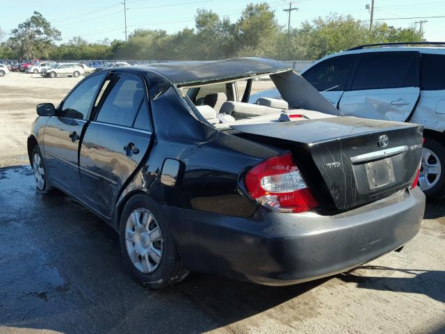 4T1BE32K02U066694 - 2002 TOYOTA CAMRY LE 黑色 照片 3