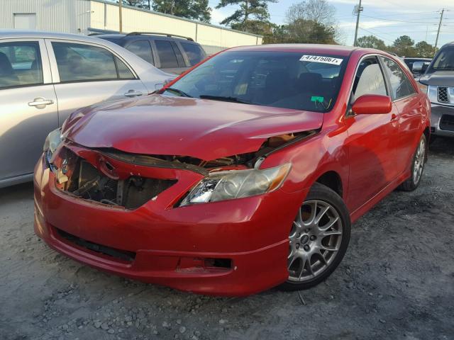 4T1BE46K58U221331 - 2008 TOYOTA CAMRY CE RED photo 2