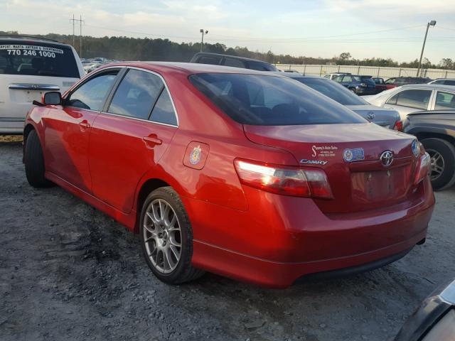 4T1BE46K58U221331 - 2008 TOYOTA CAMRY CE RED photo 3