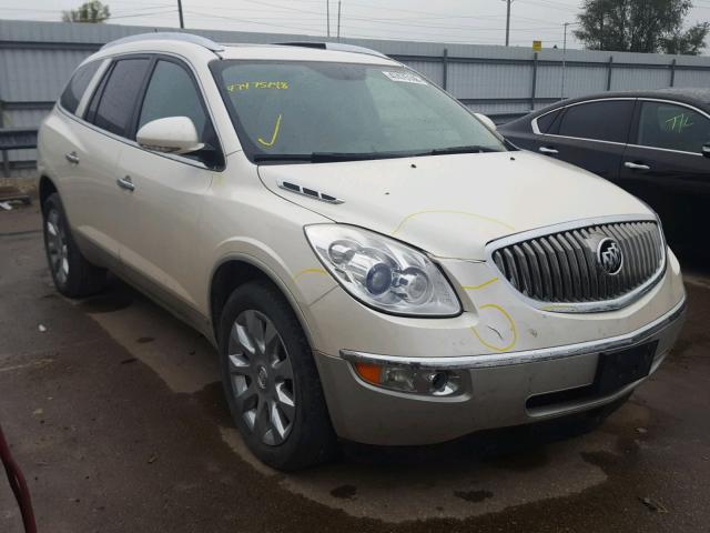 5GALRCED5AJ147251 - 2010 BUICK ENCLAVE CX WHITE photo 1