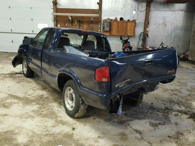 1GTCS19W3Y8152498 - 2000 GMC SONOMA BLUE photo 3