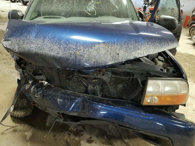 1GTCS19W3Y8152498 - 2000 GMC SONOMA BLUE photo 7