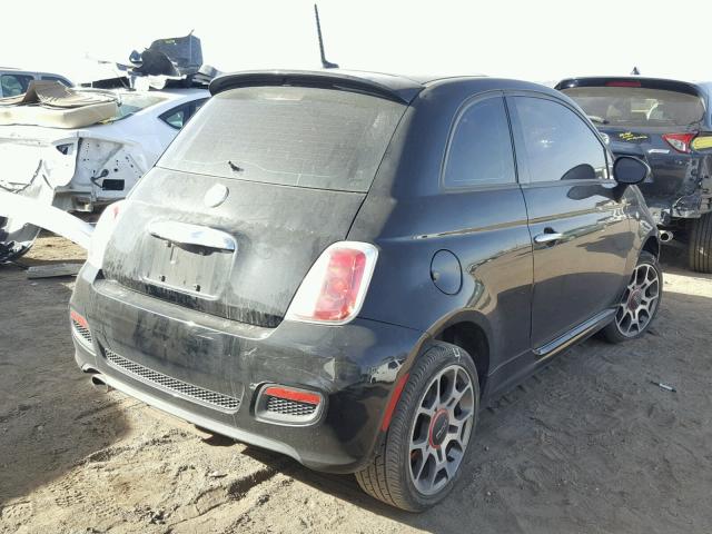 3C3CFFBR3FT648054 - 2015 FIAT 500 SPORT BLACK photo 4