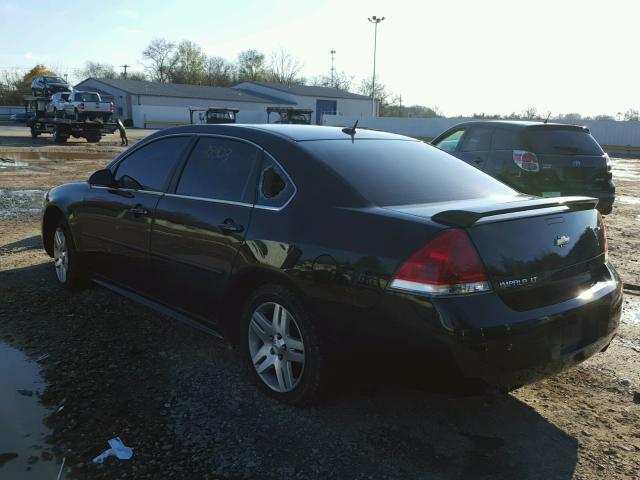 2G1WG5E32D1128281 - 2013 CHEVROLET IMPALA LT BLACK photo 3