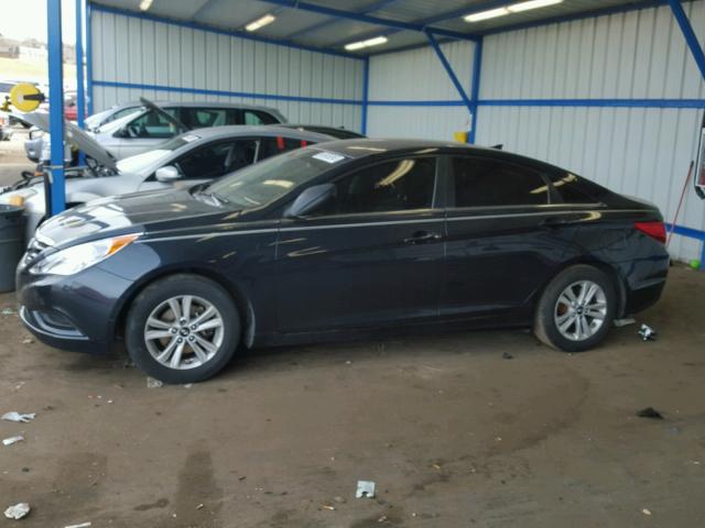 5NPEB4AC0DH613714 - 2013 HYUNDAI SONATA GLS BLACK photo 9