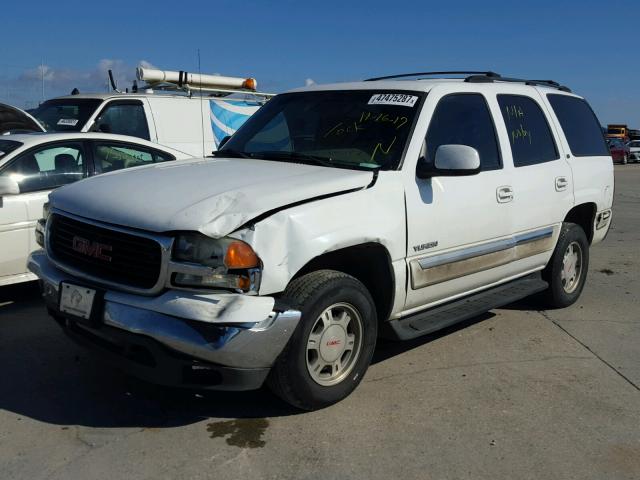 1GKEC13Z92R209480 - 2002 GMC YUKON WHITE photo 2