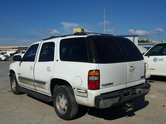 1GKEC13Z92R209480 - 2002 GMC YUKON WHITE photo 3