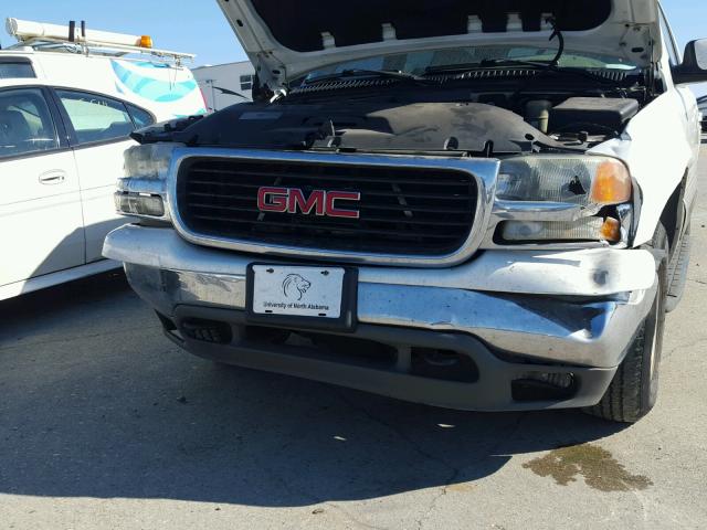 1GKEC13Z92R209480 - 2002 GMC YUKON WHITE photo 9