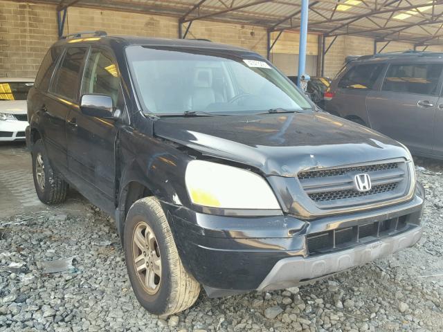 2HKYF18693H580419 - 2003 HONDA PILOT EXL BLACK photo 1