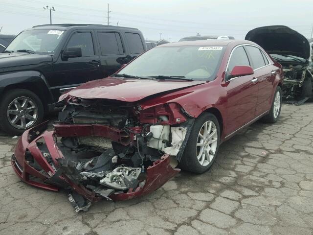 1G1ZE5E72BF323423 - 2011 CHEVROLET MALIBU LTZ 勃艮第红 照片 2
