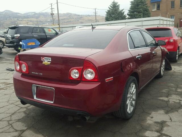 1G1ZE5E72BF323423 - 2011 CHEVROLET MALIBU LTZ 勃艮第红 照片 4