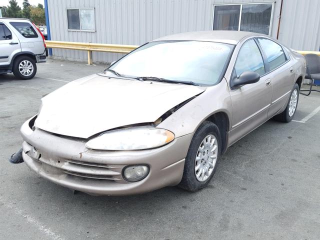 2B3HD46V72H248005 - 2002 DODGE INTREPID S ბეჟი ფოტო 2