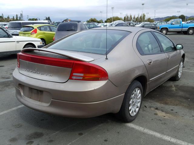 2B3HD46V72H248005 - 2002 DODGE INTREPID S ბეჟი ფოტო 4
