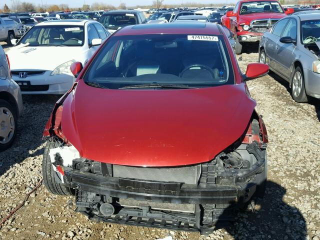 KMHDH4AE3BU146363 - 2011 HYUNDAI ELANTRA GL BURGUNDY photo 9