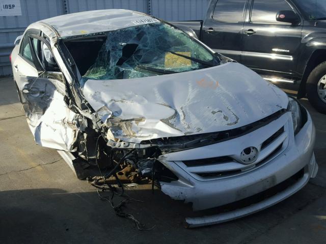 2T1BU4EE2DC944421 - 2013 TOYOTA COROLLA BA SILVER photo 1