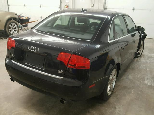 WAUDG78E36A016862 - 2006 AUDI A4 3.2 QUA BLACK photo 4