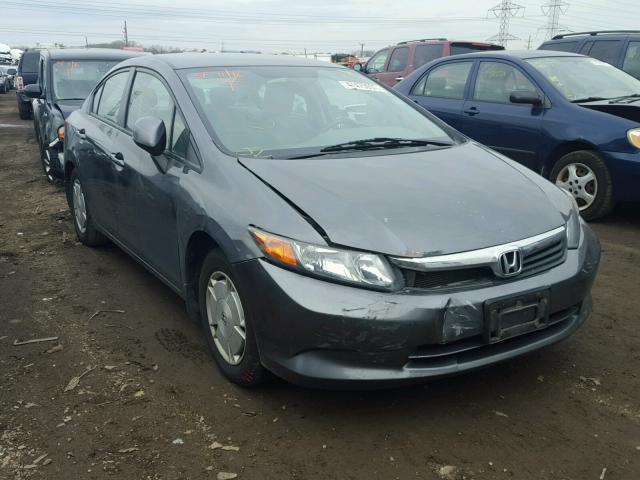 2HGFB2F62CH320787 - 2012 HONDA CIVIC HF GRAY photo 1