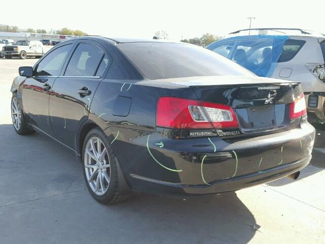 4A32B3FF1BE021376 - 2011 MITSUBISHI GALANT ES BLACK photo 3